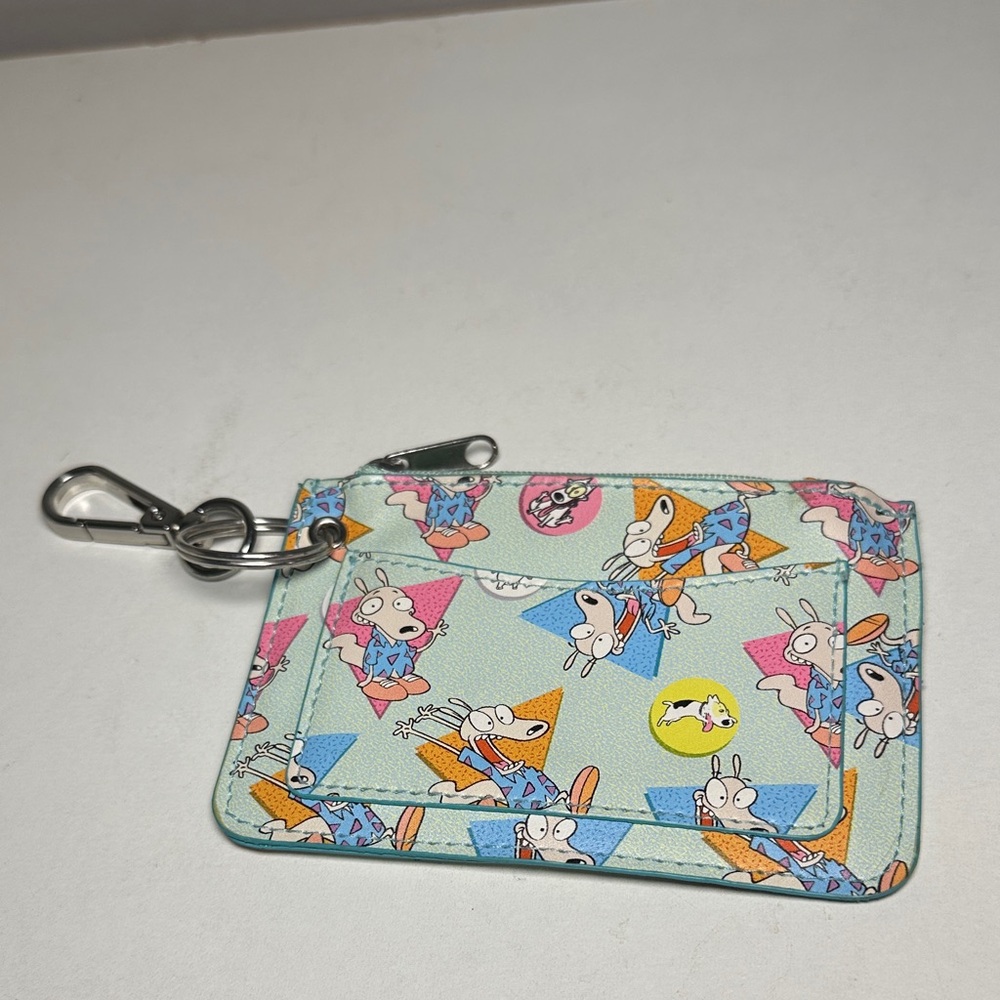 Hey Arnold Cartoon Print Coin Pouch Multicolor